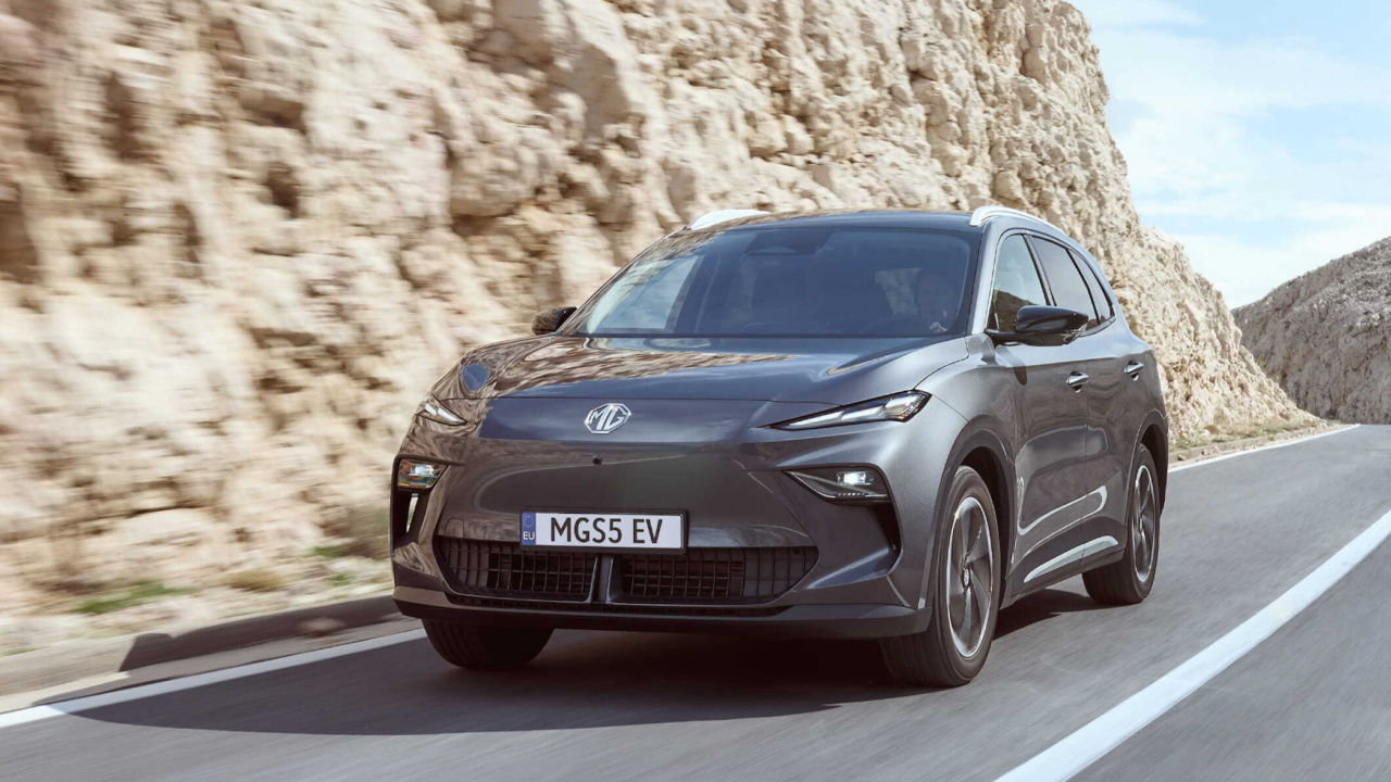 MG MGS5 EV exterior